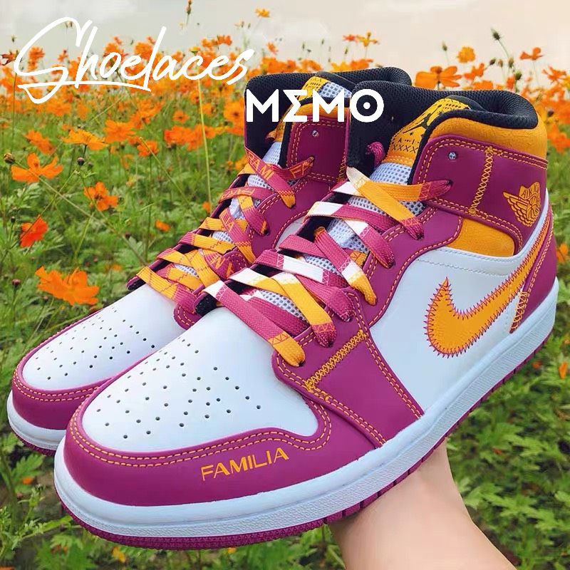 Dây Giày Nike Air Jordan1 Mid Familia- Dây Giày Custom