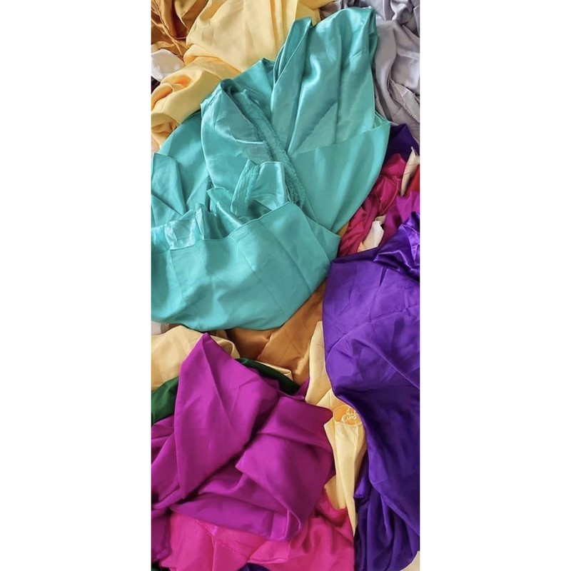 0,5kg và 1kg vải phi lụa hàng khúc trên 1m mềm rũ