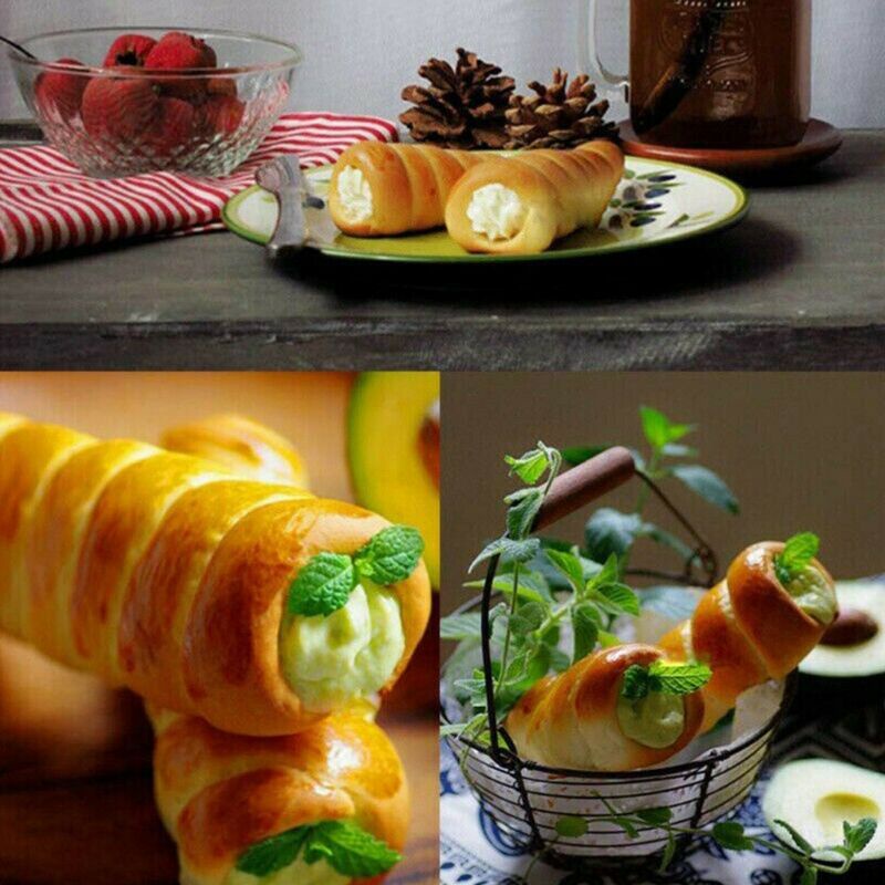 Bộ 10 Ống Làm Bánh Sừng Bò Trang Trí Cho Nhà Bếp