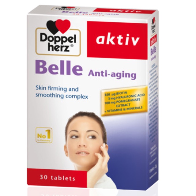 Viên uống Belle Anti Aging - Bổ sung các vitamin và khoáng chất giúp nuôi dưỡng làn da khỏe mạnh, sáng hồng...