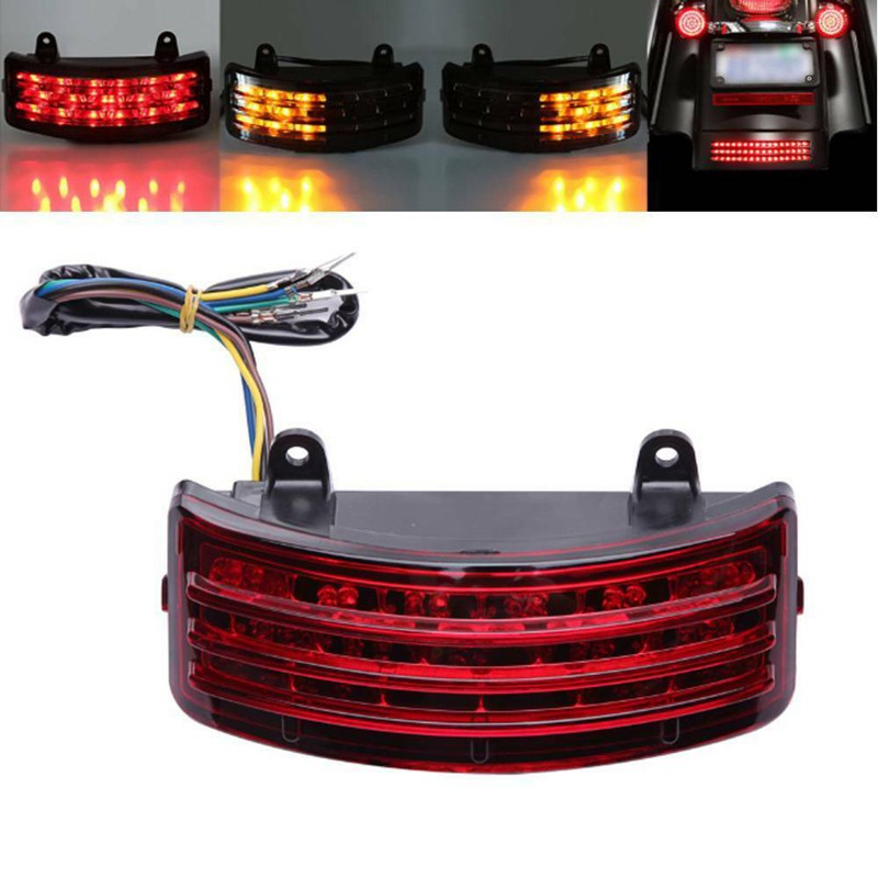 High Quality Motorcycle Tri-Bar LED Rear Tail Light for Touring Street&Road Glide