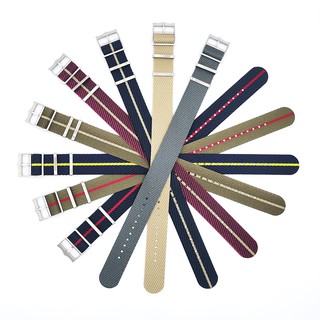 Dây đeo nylon 20mm 22mm thông dụng cho đồng hồ quân đội