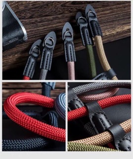 Dây đeo máy ảnh đeo cổ bện tròn sợi Nylon bền chắc