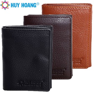 Ví da bò huy hoàng 3 gấp loại nhỏ nhiều màu ls3136-37-38
