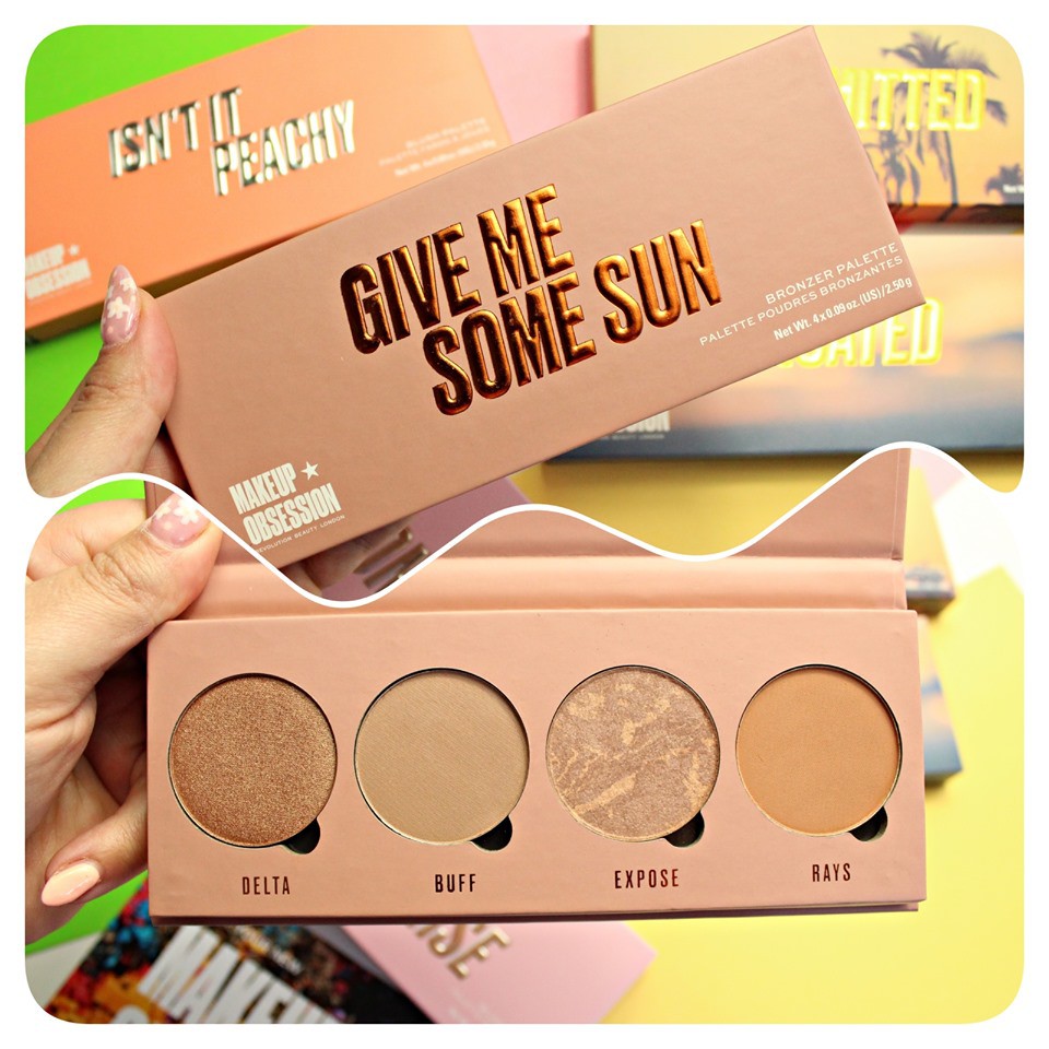 BẢNG TẠO KHỐI MAKEUP OBSESSION GIVE ME SOME SUN BRONZER BLUSH PALETTE NHẬP KHẨU CHÍNH HÃNG - 4325