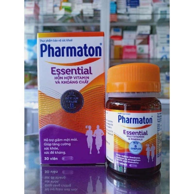 Viên Uống Tăng Sức Đề Kháng Pharmaton Essential - hộp 30 Viên