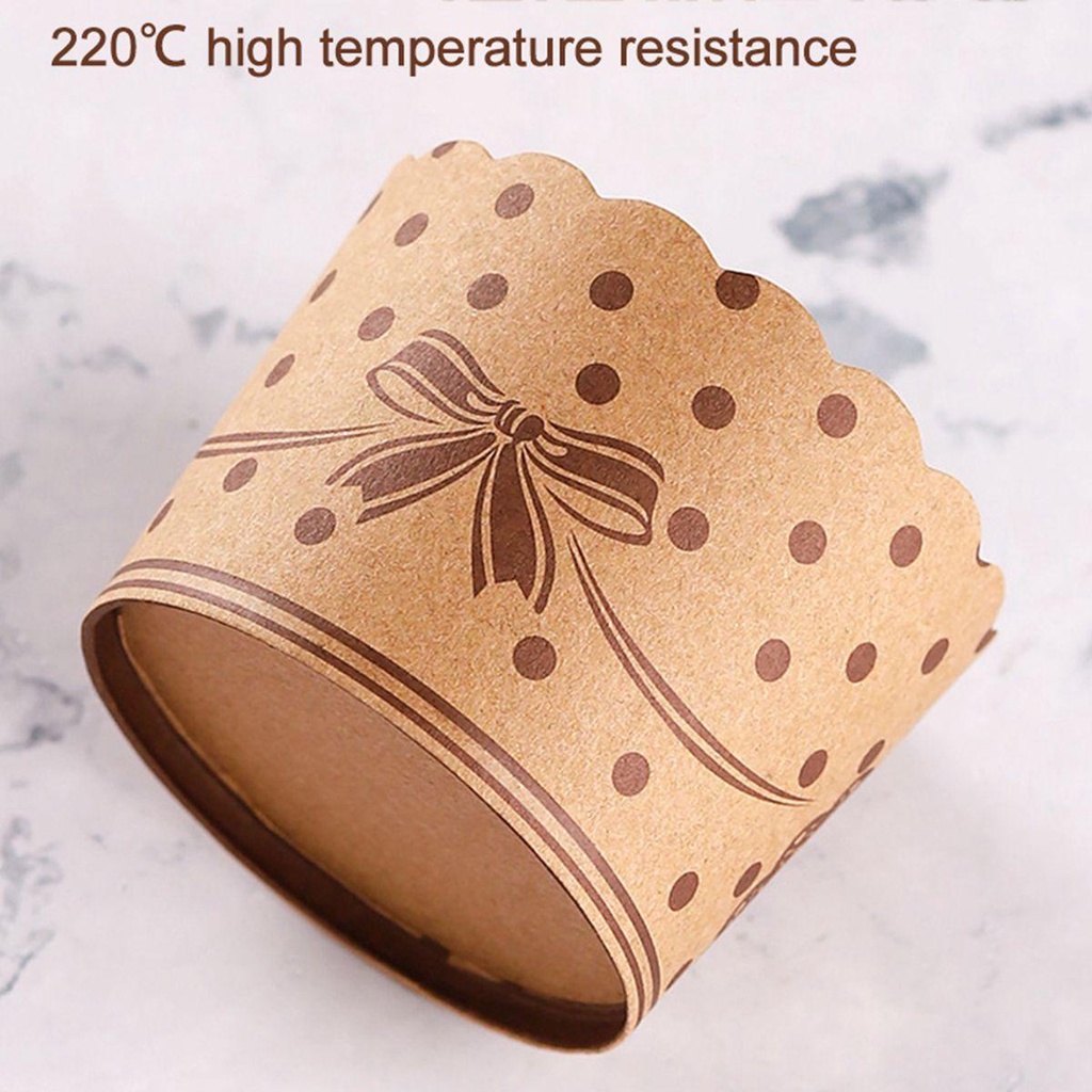 Giấy Kraft Lót Bánh Cupcake Trang Trí Tiệc Cưới