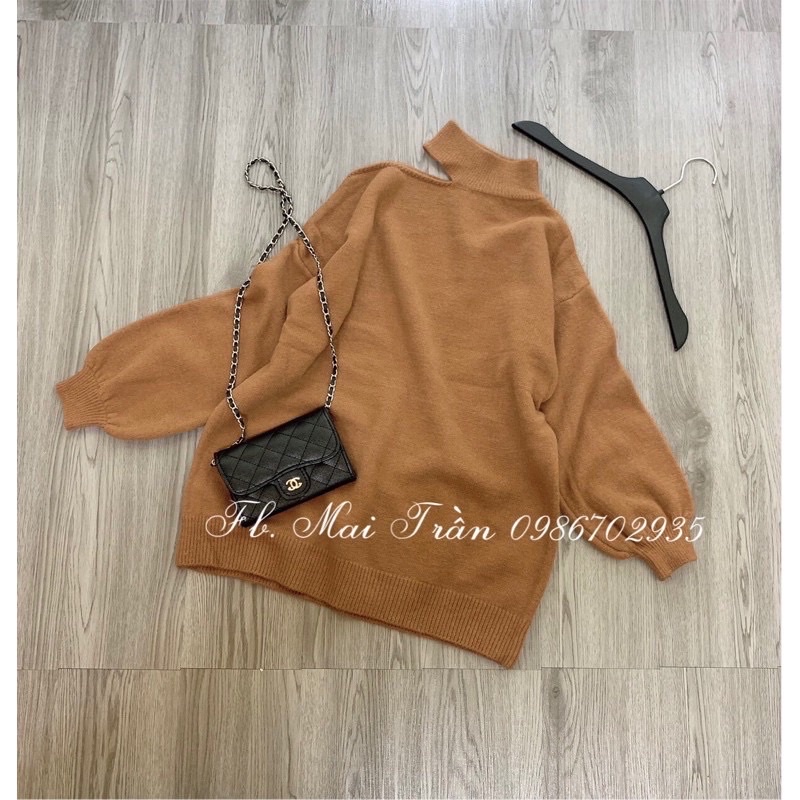 Áo Len Khoét Vai 🎀 FREESHIP 🎀 Hàng Quảng Châu Loại 1