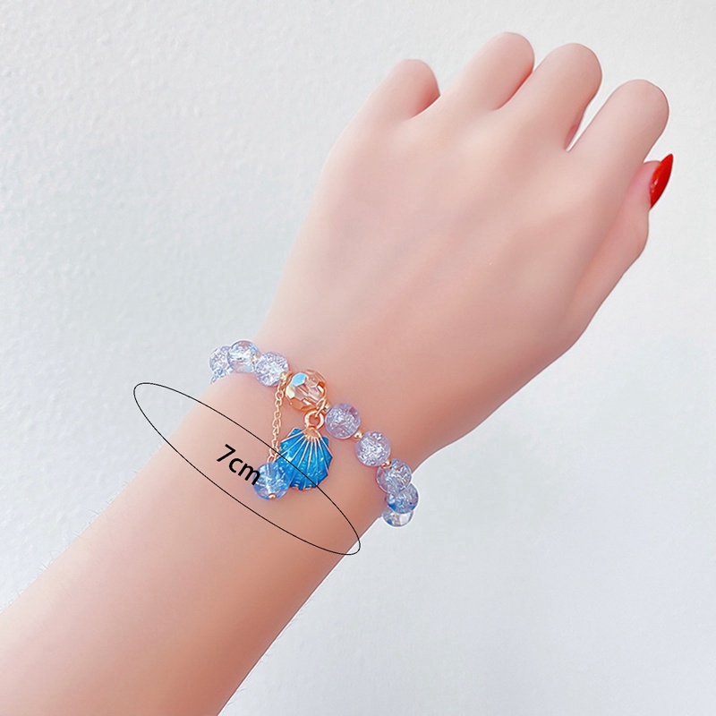 Ygt Vòng Tay Gel Gel Đính Hạt Pha Lê Hình Hoa Cúc Nhỏ Ngọt Ngào Đơn Giản Thời Trang Hàn Quốc Dành Cho Nữ