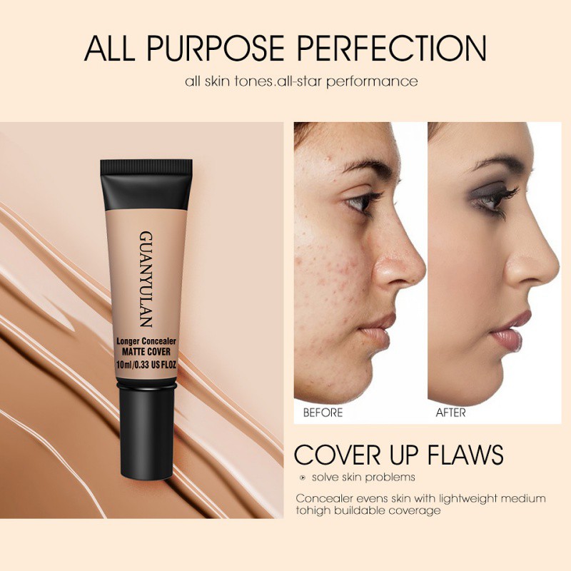 Kem che khuyết điểm dạng lì lâu trôi 10ml nhãn hiệu GUANYULAN | BigBuy360 - bigbuy360.vn