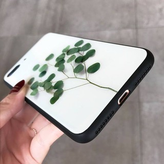 Ốp lưng iPhone mặt gương hình lá Small Sapling