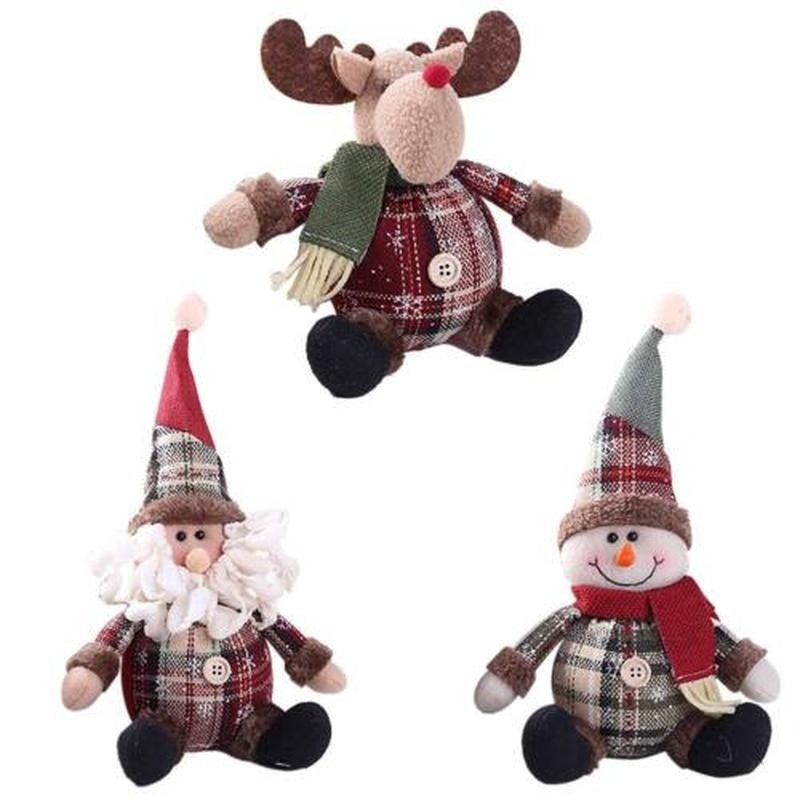 Búp Bê Trang Trí Giáng Sinh Hình Ông Già Noel / Người Tuyết / Người Tuyết