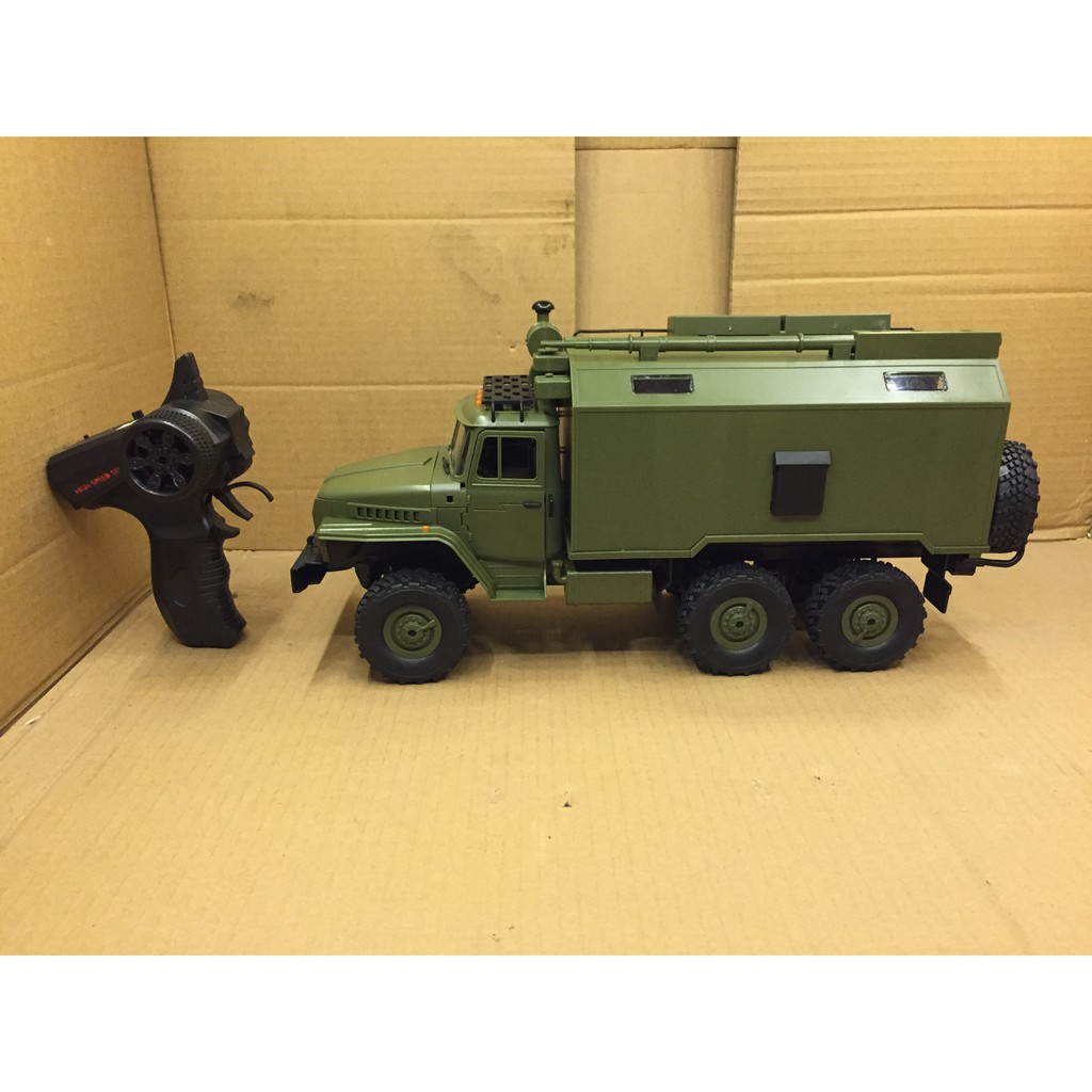 Xe điều khiển WPL B36 Ural - Mô hình Rc Car Military Truck Rock Crawle Ural 4320 1:16 6x6 (RTR) tỷ lệ 1/16 sóng 2.4Ghz