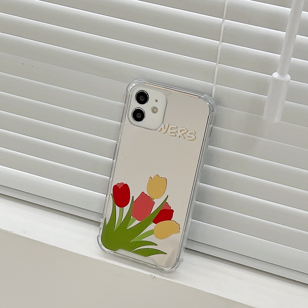 Ốp Điện Thoại TPU silicone Mặt Gương Thời Trang Cho iPhone 11 pro max X Xr Xs max 7 8 Plus 13 12 pro max