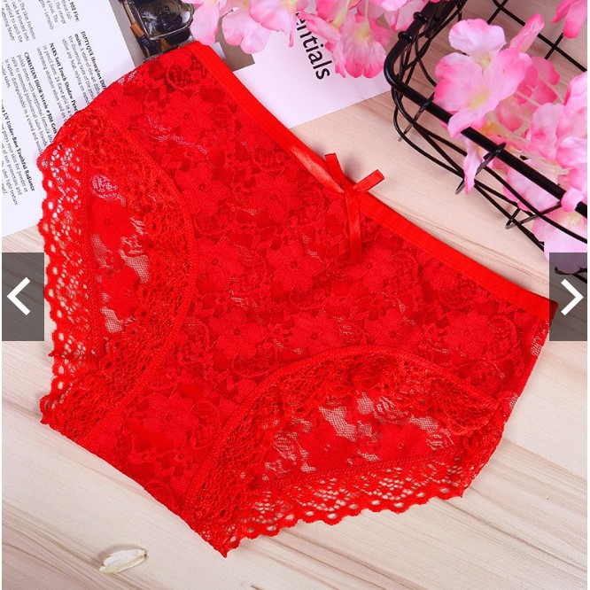 [Mã 12FASHIONSALE1 giảm 10K đơn 50K] Quần lót ren hoa cực đẹp cho bạn gái | BigBuy360 - bigbuy360.vn