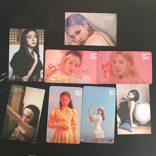 Set 8 Tấm Thẻ In Hình Nhóm Nhạc Blackpink 2020