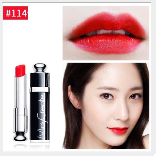 Son dưỡng môi có màu Maycreate bản vỏ đen | BigBuy360 - bigbuy360.vn
