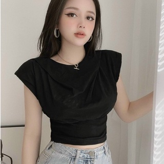 Áo Kiểu Nữ Cánh Dơi Bo Eo Croptop