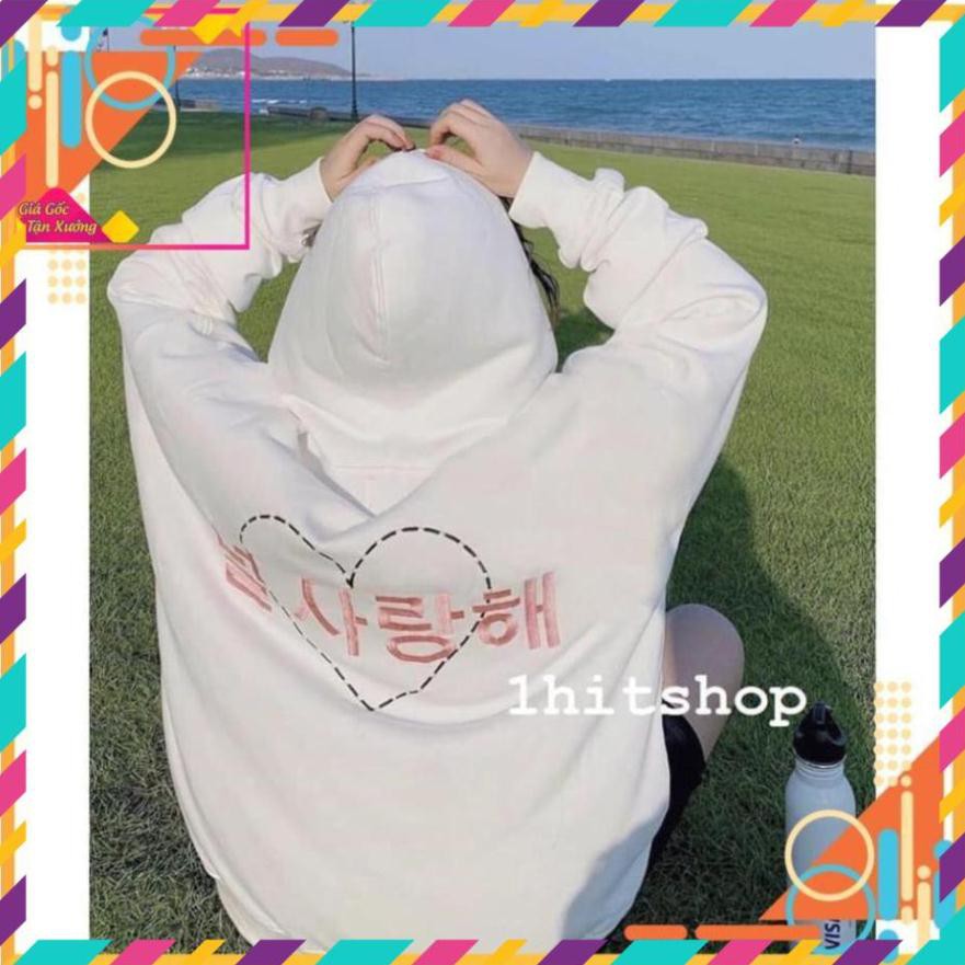 1.[Mặc Bao Đẹp]  Áo hoodie nỉ ngoại in chữ hàn, mặc bao mát | BigBuy360 - bigbuy360.vn
