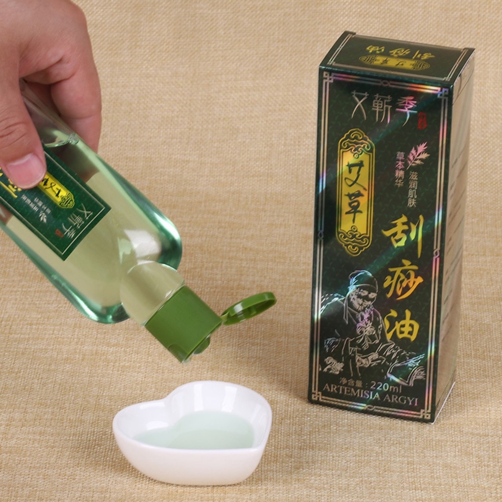 Tinh dầu Ngải cứu - Tinh dầu gừng Massage Giảm Béo, Đả Thông Kinh Lạc, Dùng xoa bóp lên vùng da khi massage