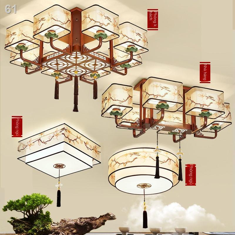 Đèn trần phòng khách bầu không khí ngủ phong cách Trung Quốc ăn nhà nghiên cứu retro đơn giản gói