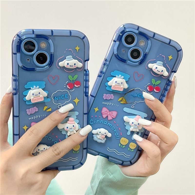 Ốp Điện Thoại Họa Tiết Chó Yugui Hoạt Hình Ba Chiều Dễ Thương Cho iPhone 12 13 11 Pro Max X Xs Max Xr