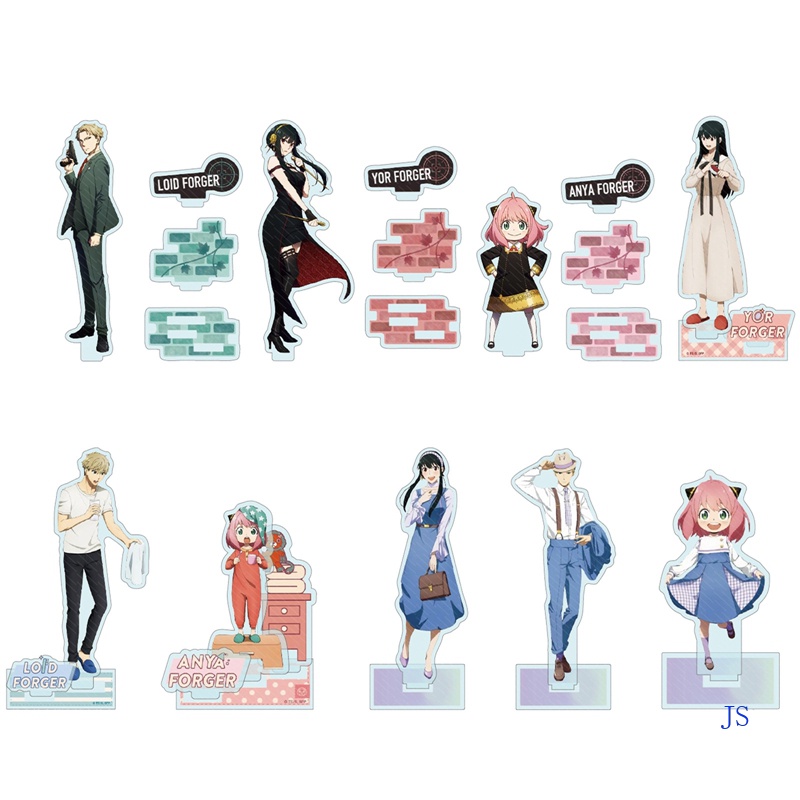 Giá Đỡ Mô Hình Nhân Vật Anime SPY×FAMILY Loid Forger Anya Forger Yor Forger Bằng Acrylic