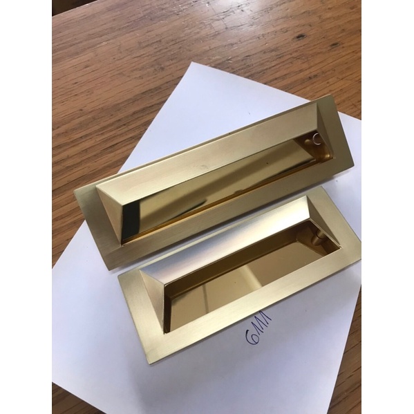 Tay nắm âm vàng bóng cao cấp