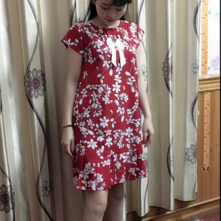 Váy hoa cho bà bầu