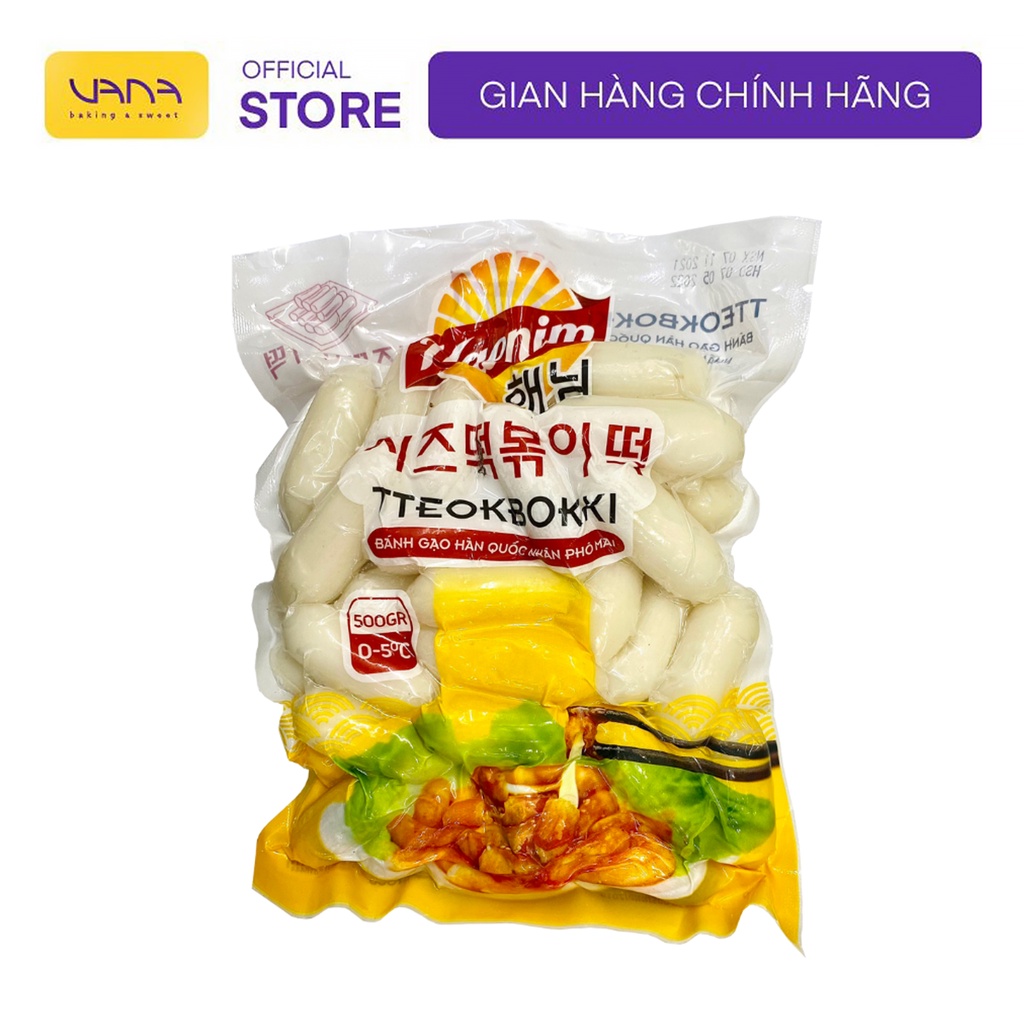 BÁNH GẠO TOKBOKKI HÀN QUỐC 500GR