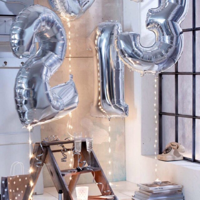 Bóng Số Đại 32 Inch Bạc