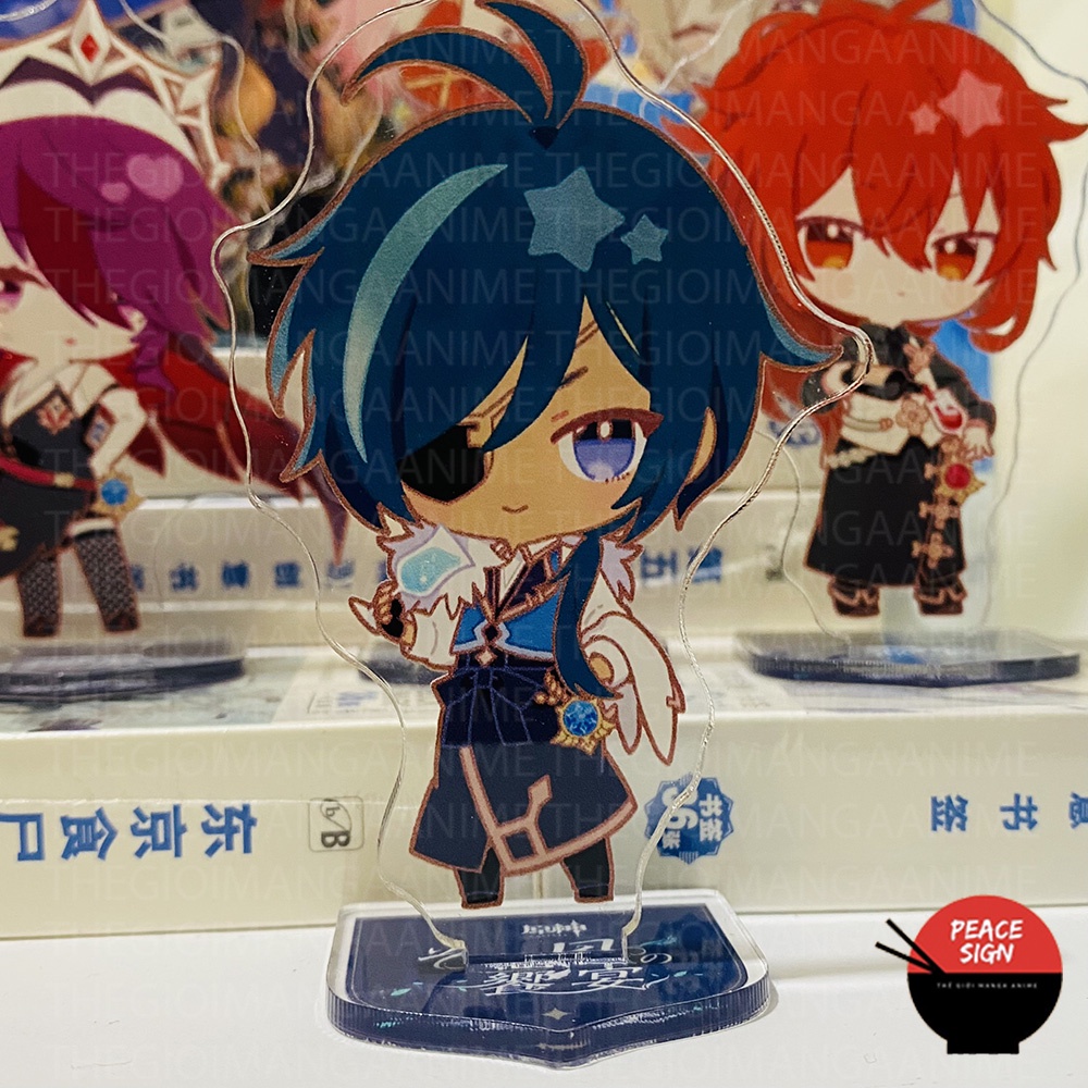 ( MINI - M1 ) Mô hình Standee GENSHIN IMPACT Sweets Paradise ver QUÁN ĂN game anime chibi mica trưng bày