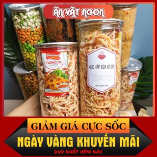 [NGỌT NGỌT DAI DAI]Khô mực hấp nước dừa xé sợi, LOẠI 1, hủ pet  siêu nhiều , siêu đã