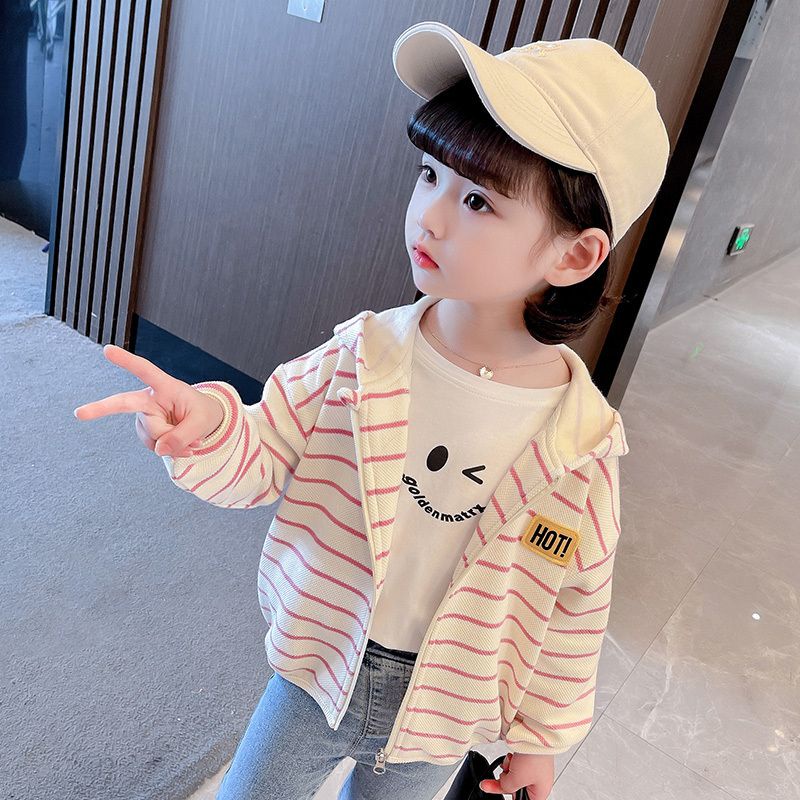 Áo Khoác Cardigan Có Nón Phong Cách Mới 2022 Cho Bé Gái