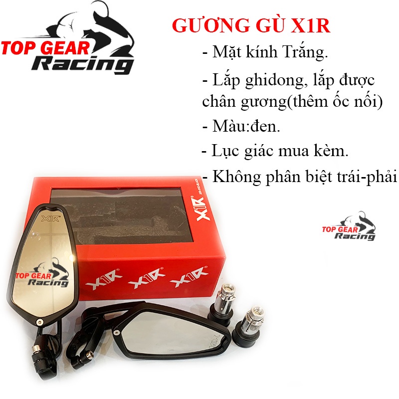 Gương Gù Thái - Gương gù X1R - Lắp được Chân Gương &lt;TOPGEAR&gt;