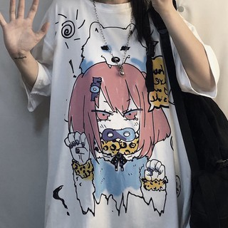 Áo thun tay lỡ form rộng unisex Neko.sg HTF5