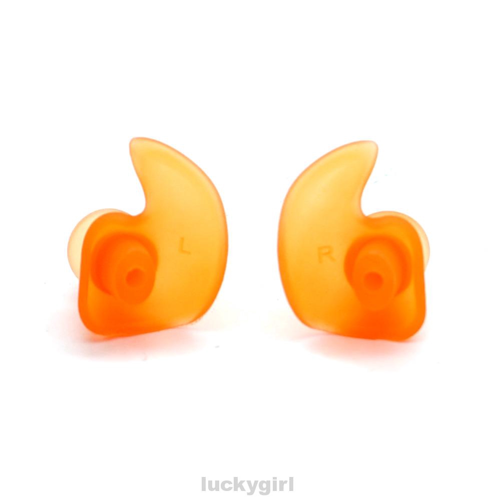 2020 Silicone Waterproof Swim Ear Plugs For Swimmers Adult Kid Children Earplugs