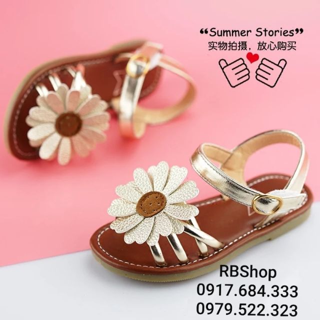 SANDAL HOA MẶT TRỜI ĐÁNG YÊU