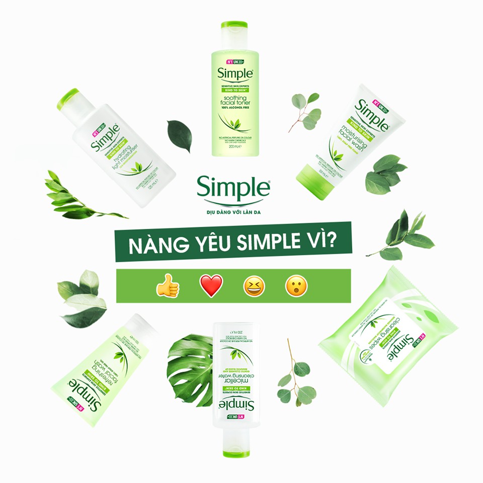 Nước Hoa Hồng Simple Toner UK