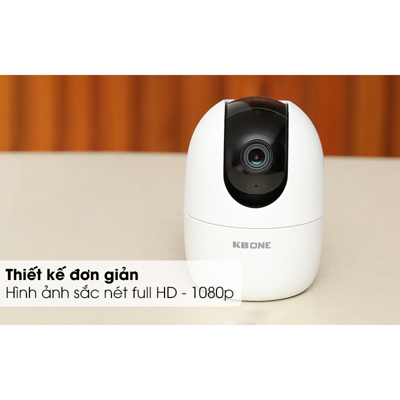 KÈM THẺ 32G Camera KBONE 2.0 MPX Xoay 360° Chính Hãng KBVISION - Tiếng Việt - Di Chuyển Theo Người - Bảo Hành 5 năm