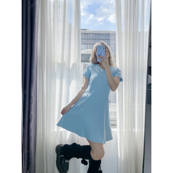 Luna Short Dress - Đầm thun trơn basic - Remmus.vn