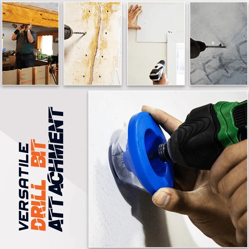 [Coco] Drill Dust Cover Plastic Drill Ash Collector Non-slip Hammer Dust Bowl for Home Construction Site