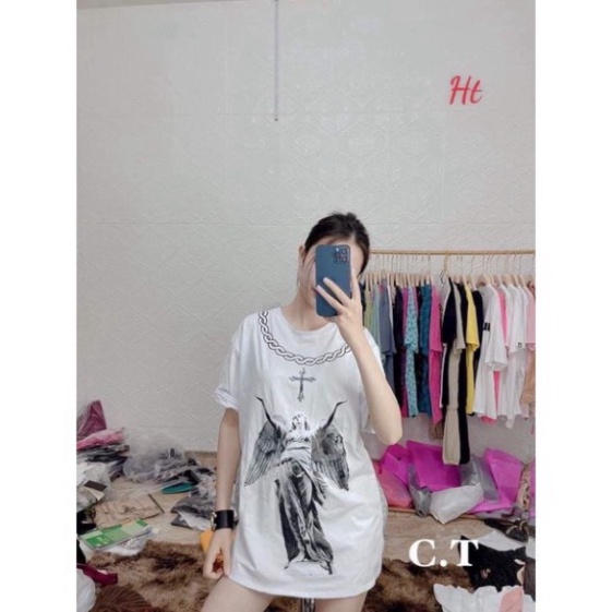 . km Áo phông Mikenco tượng tròn hít hót sỉ ib "