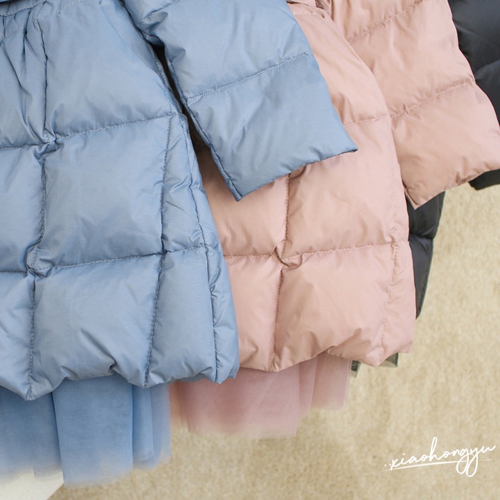 Áo khoác phao đệm cotton dày thời trang mùa đông 2021 Hàn Quốc mới cho bé gái