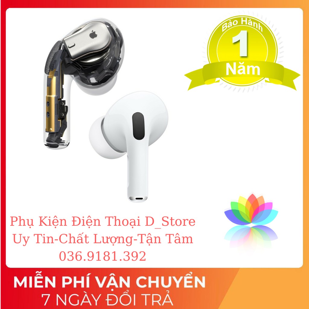 Airpods Pro Tai Nghe Không Dây Bluetooth airpods ,Chống ồn,định vị đổi tên - Bảo Hành 12 Tháng