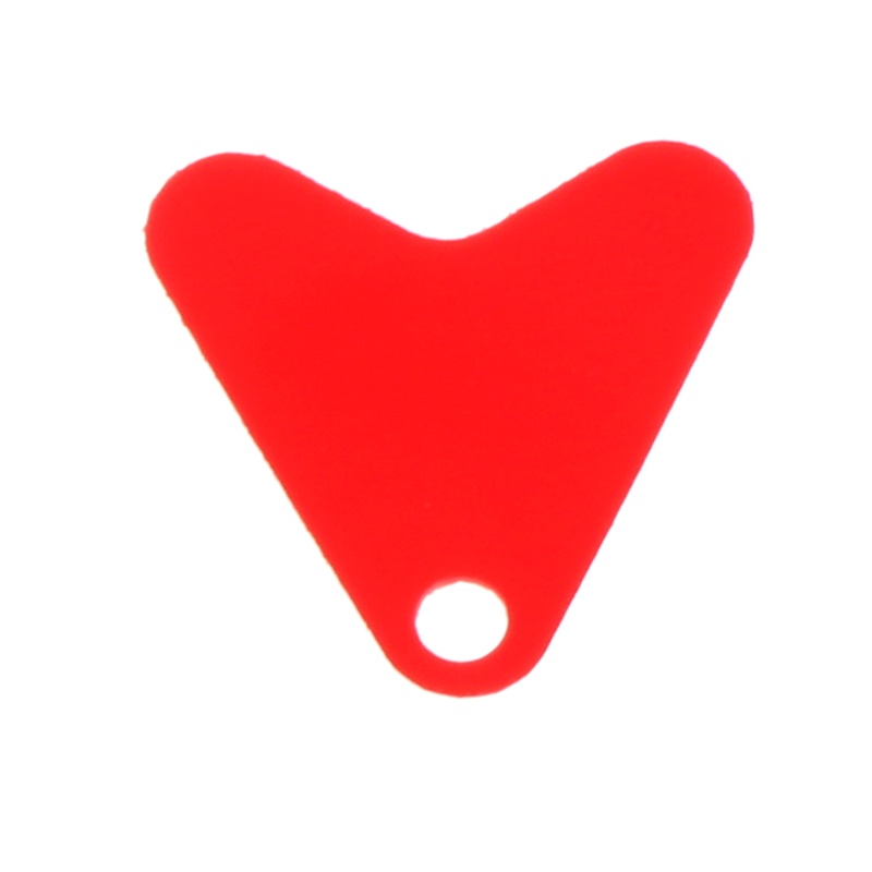 Set 100 Móc Mồi Câu Cá Bằng Nhựa Hình Trái Tim Màu Đỏ Đính Kim Sa Lấp Lánh Tiện