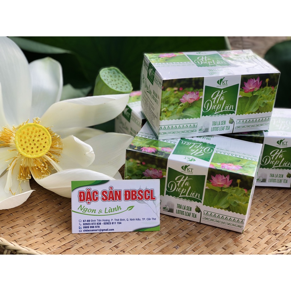 Trà lá sen Hà Diệp Liên - túi lọc (Đặc sản Đồng Tháp)