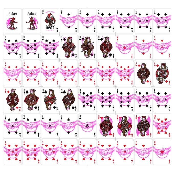 Bài tây Poker DEAL with the Devil - UV Playing Cards