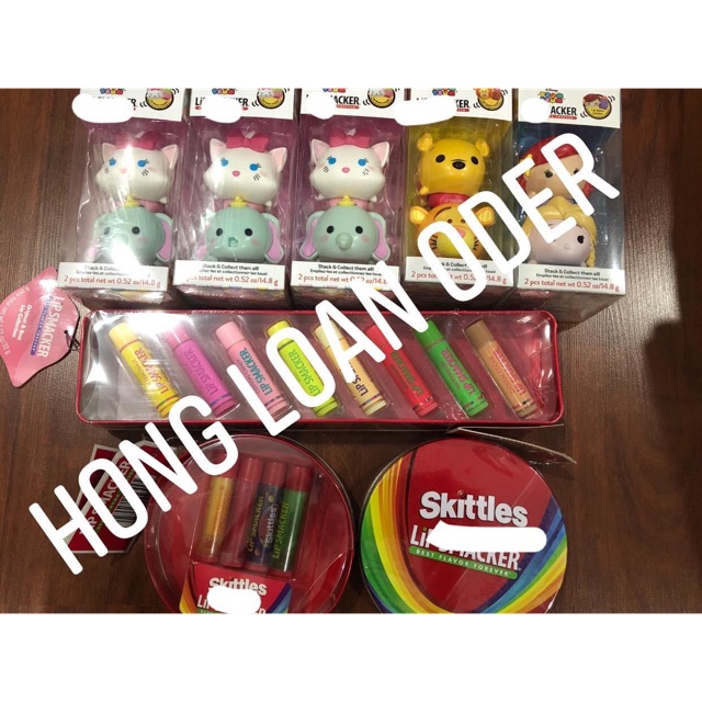 Son dưỡng môi lip smacker (có sẵn)