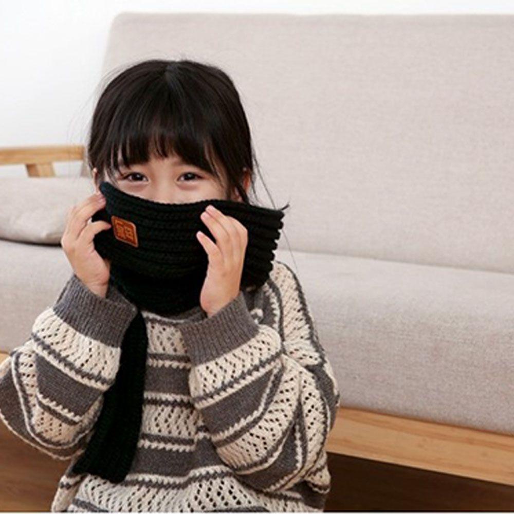 Eutus Khăn Quàng Cổ Dệt Kim Ấm Áp Cho Bé Trai Và Bé Gái